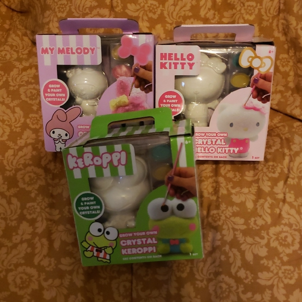Sanrio Crystal Growing Kit - Hello Kitty, My Melody, Keroppi